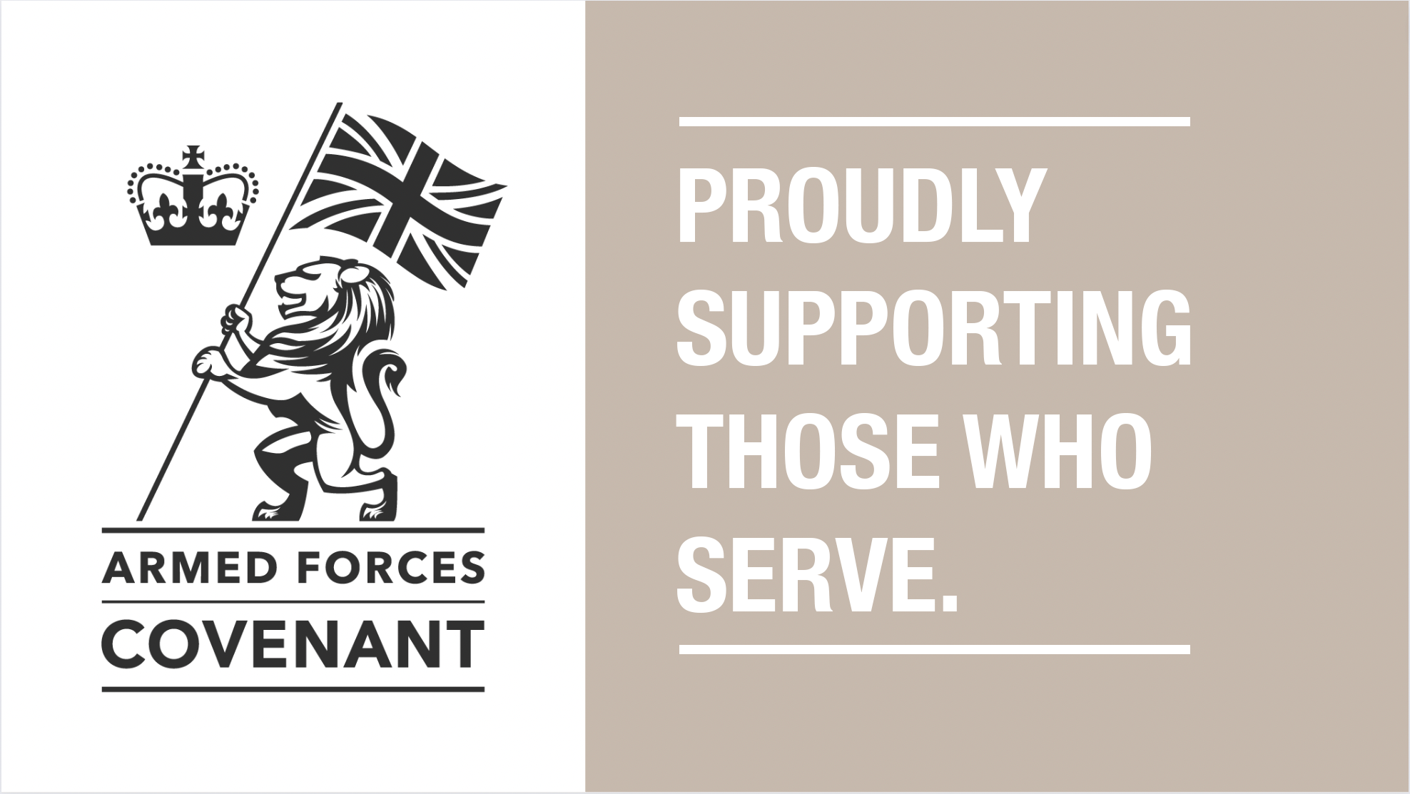 Armed Forces Covenant - Proudly Supporting Those Who Serve